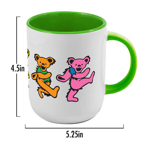 Grateful Dead Dancing Bears Cappuccino Mug