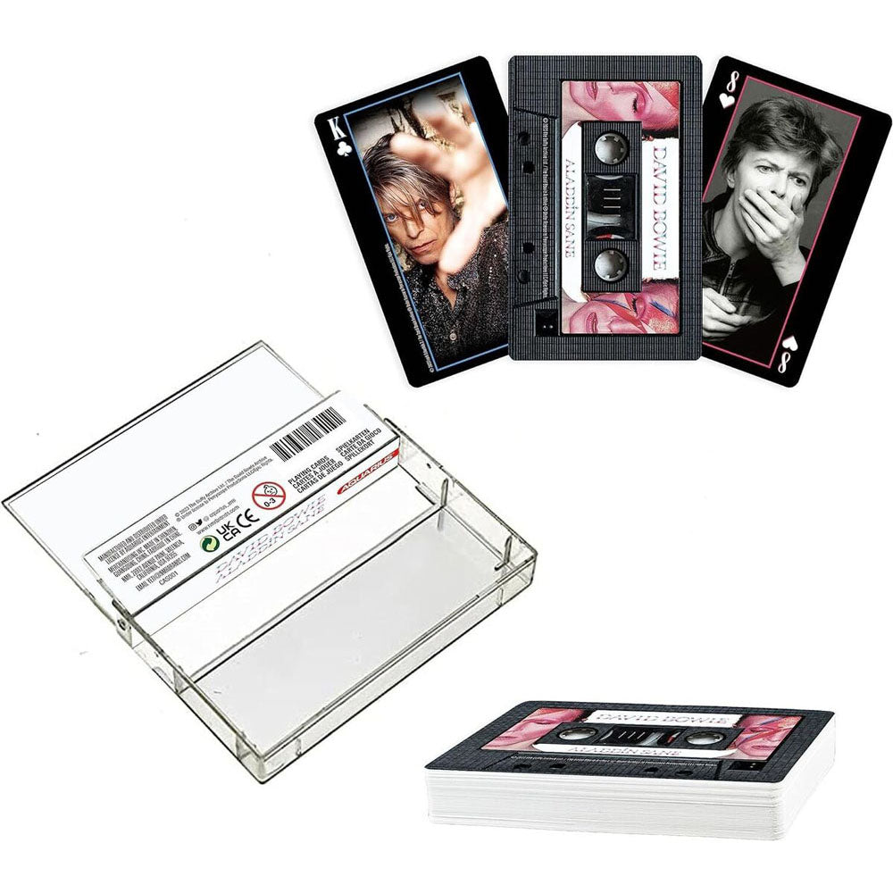 David Bowie Aladdin Sane Cassette Playing Cards