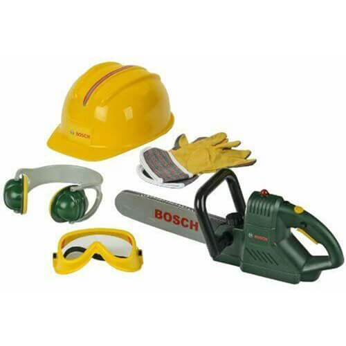 Bosch Toy Chainsaw Helmet & Accessories