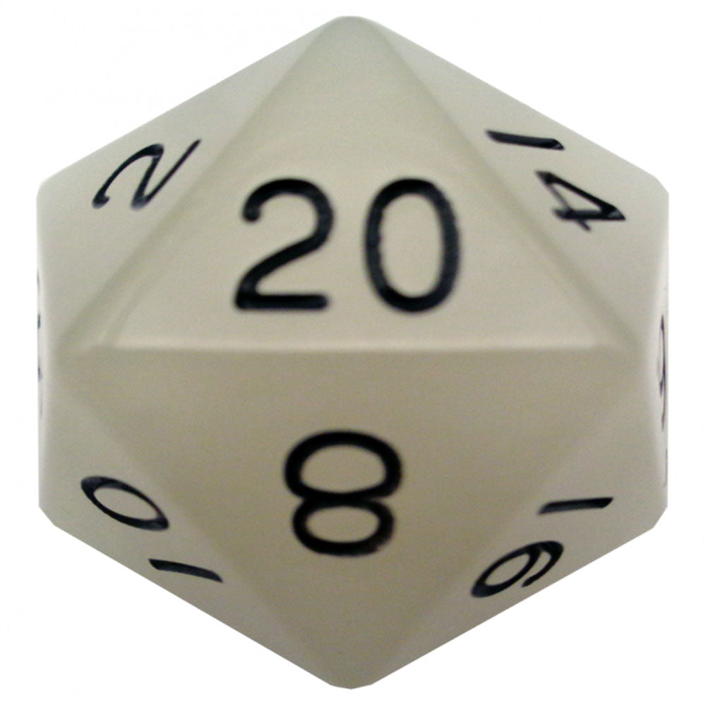 MDG Glow Mega Acryl D20 DICE 35 mm