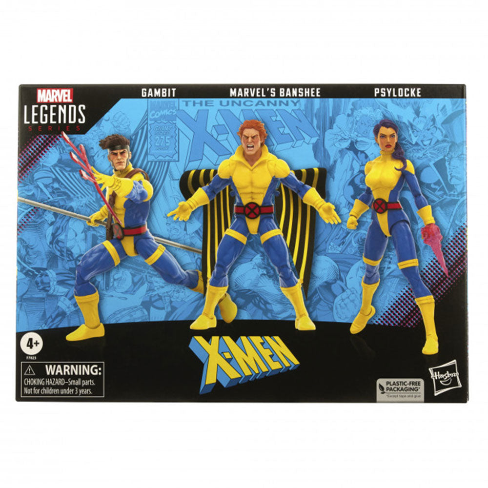 Figuras de ação X-Men da Marvel Conjunto 3pcs