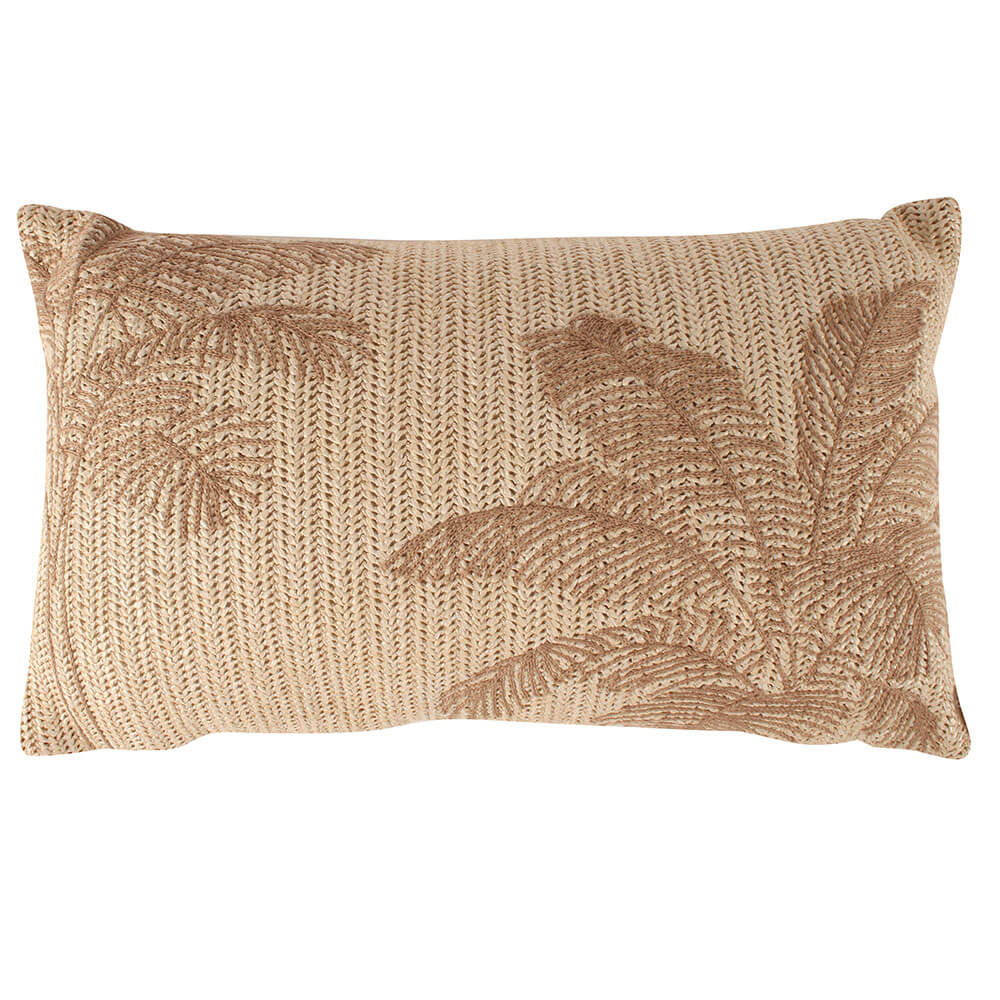 Coussin de palmier lathan décoratif