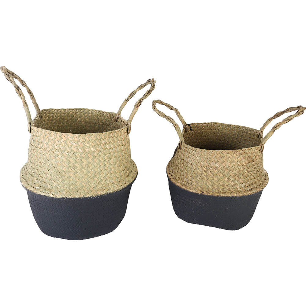 BYRON 2PCS Cestas de barriga dobráveis ​​dobráveis ​​30x27cm