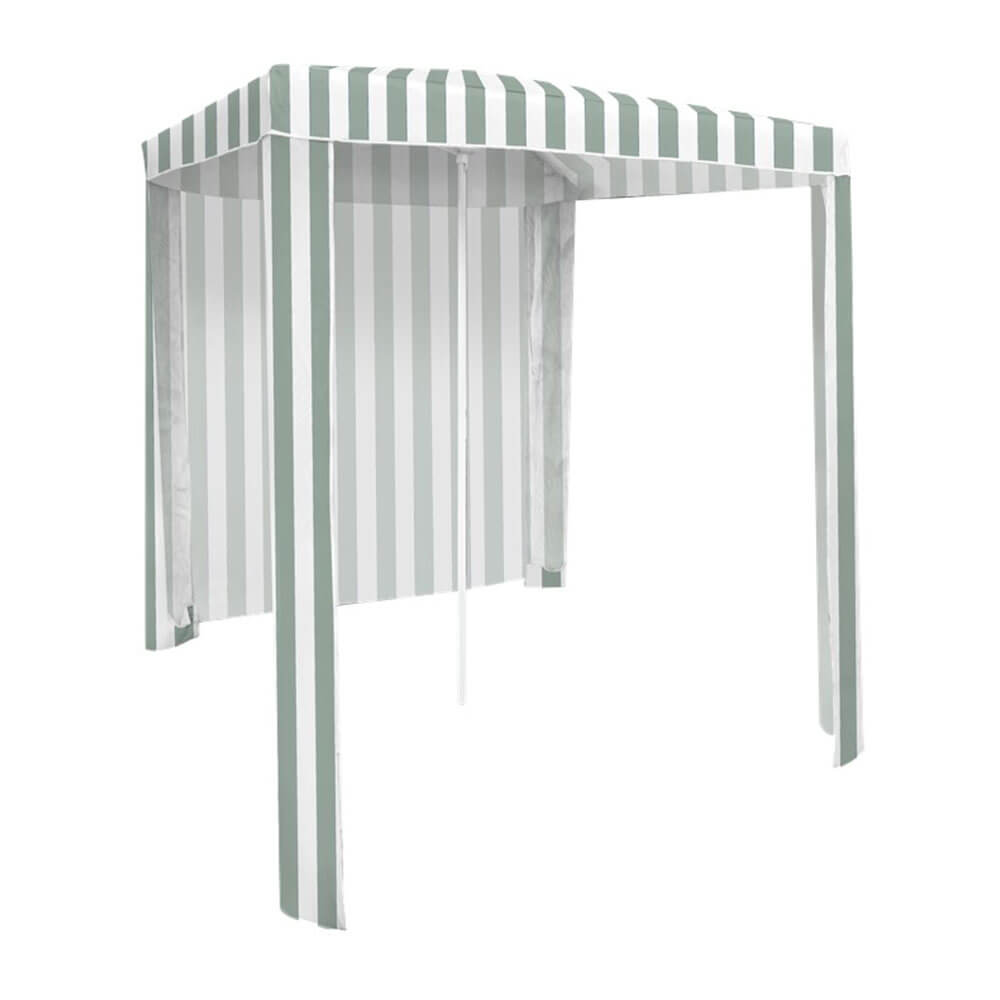 Hamptons Beach Cabana med bagvæg (180x180cm)