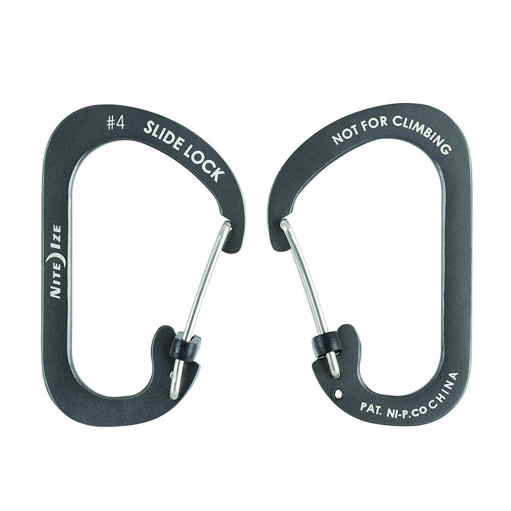 Slidelock karabiner aluminium