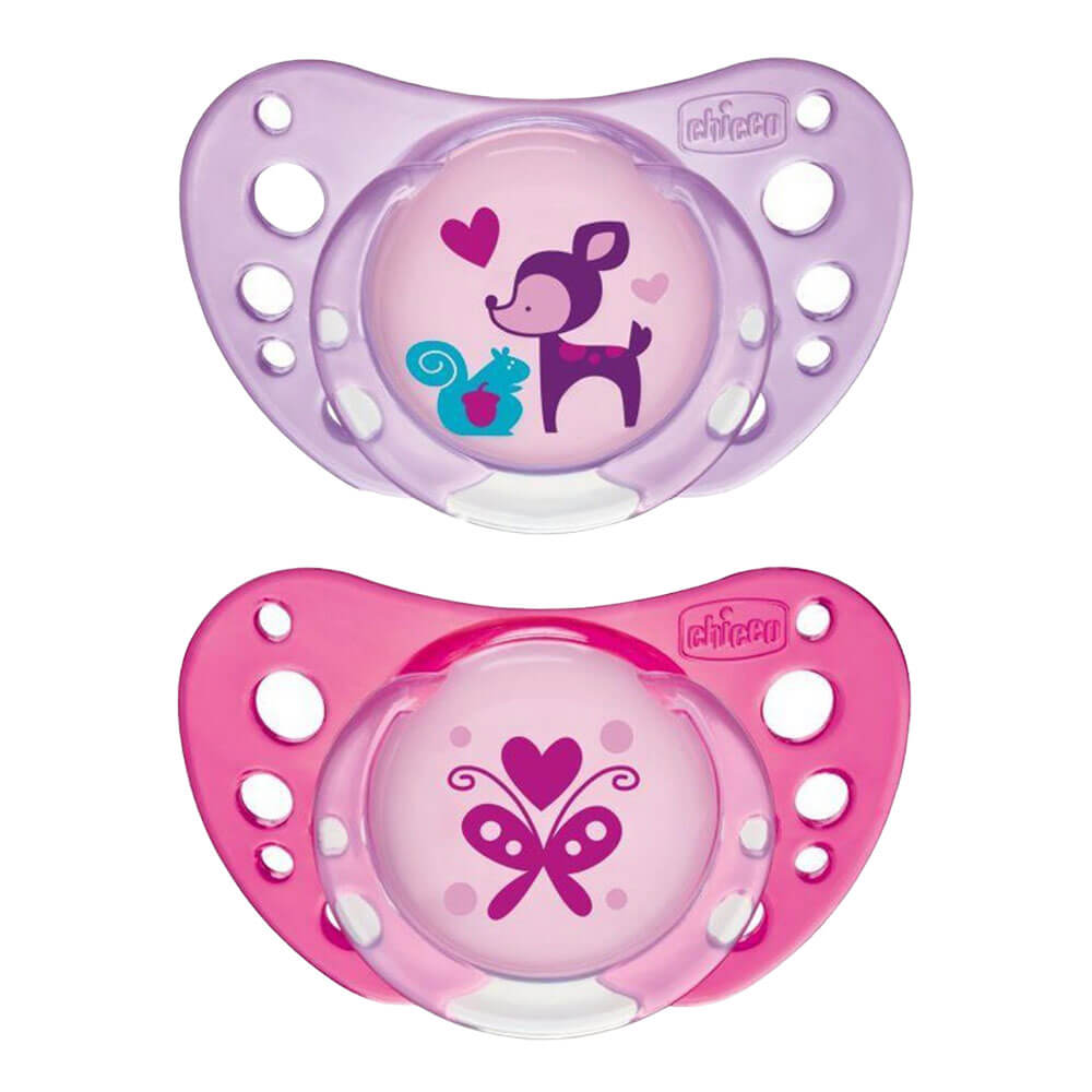 Chicco LATEX Physio Air Rubber Rounter 2PC (menina)