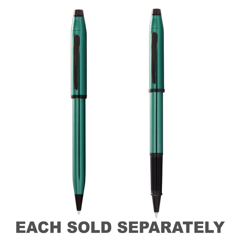 Century II Translucent Green w/ Black Trim Pen