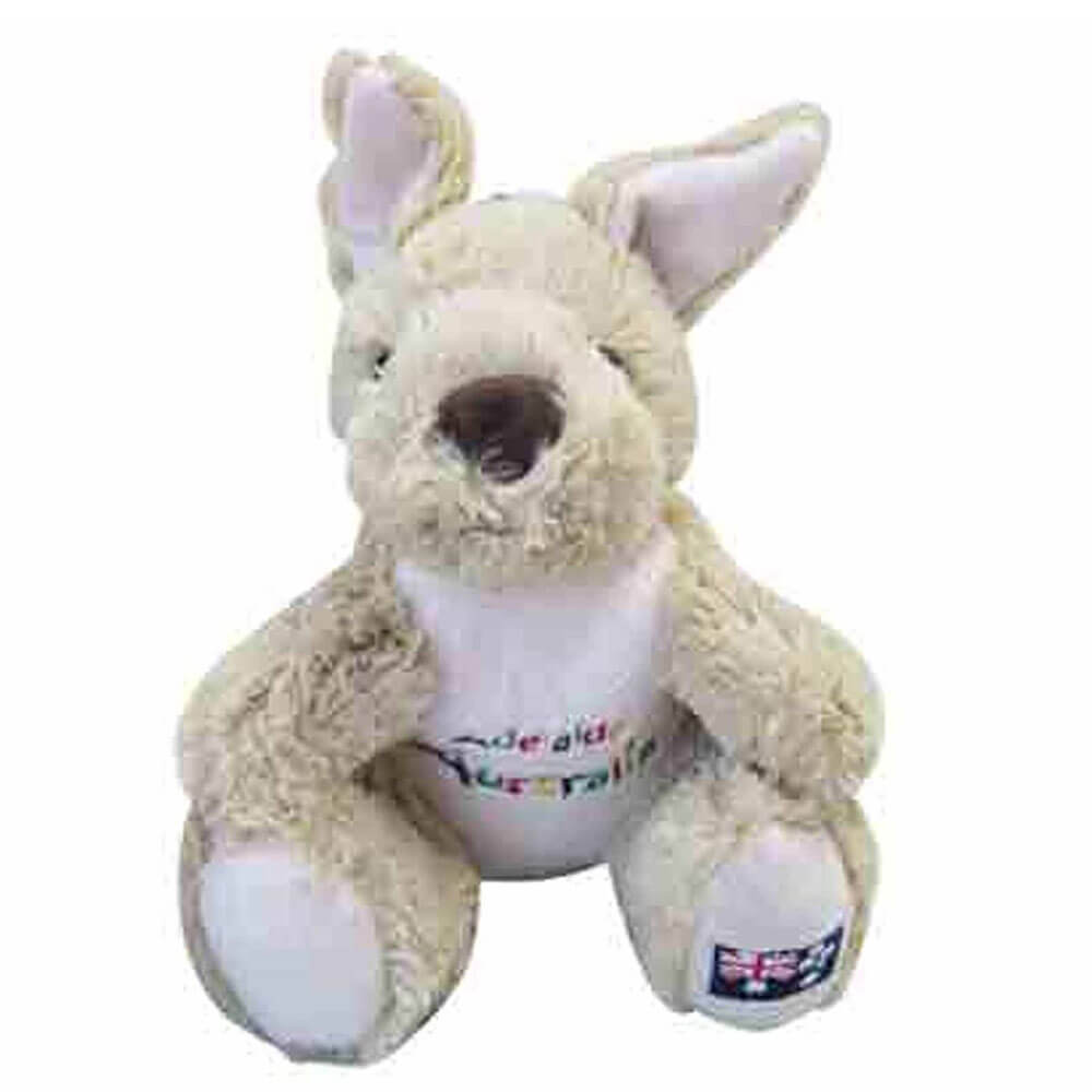 20 cm Kangaroo Plush m/ broderi