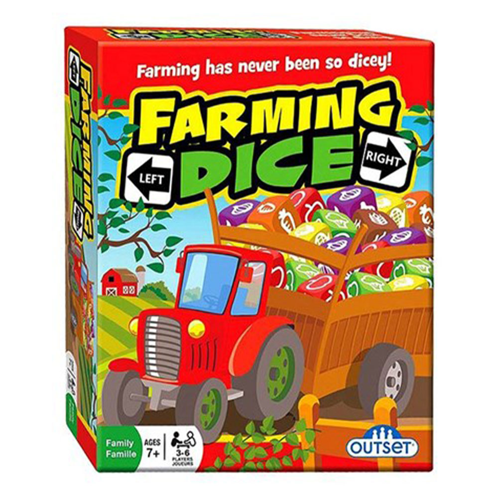 Outset Media Farming Dice Educational Family Game