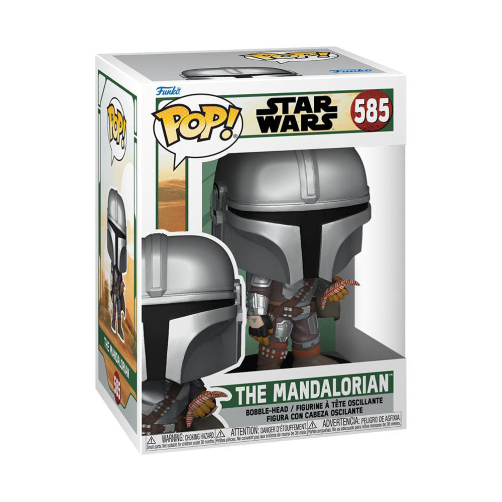 Star Wars: Book of Boba Fett Mandalorian w/ Pouch Pop! Vinyl