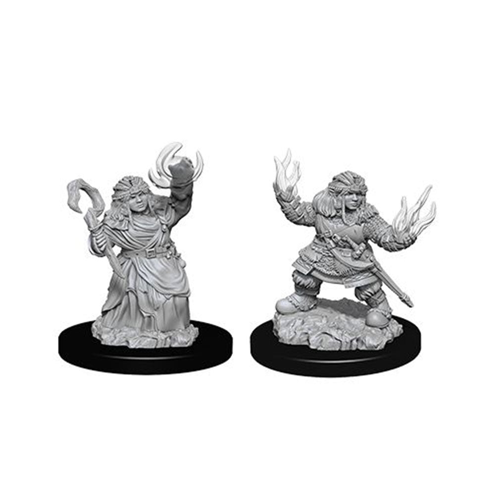 Pathfinder Deep Cuts Unpainted Female Dwarf Summoner