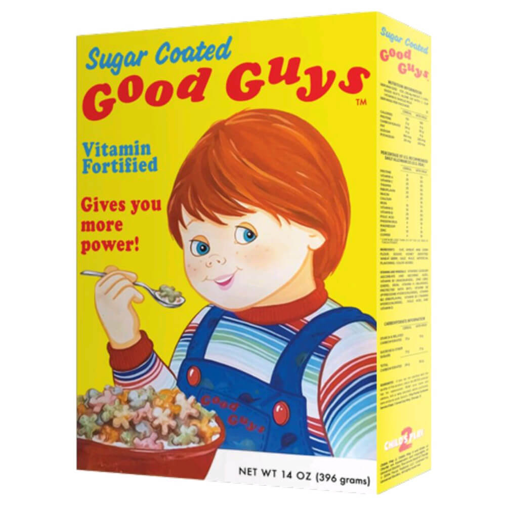 Child's Play Good Guys Cereal Box