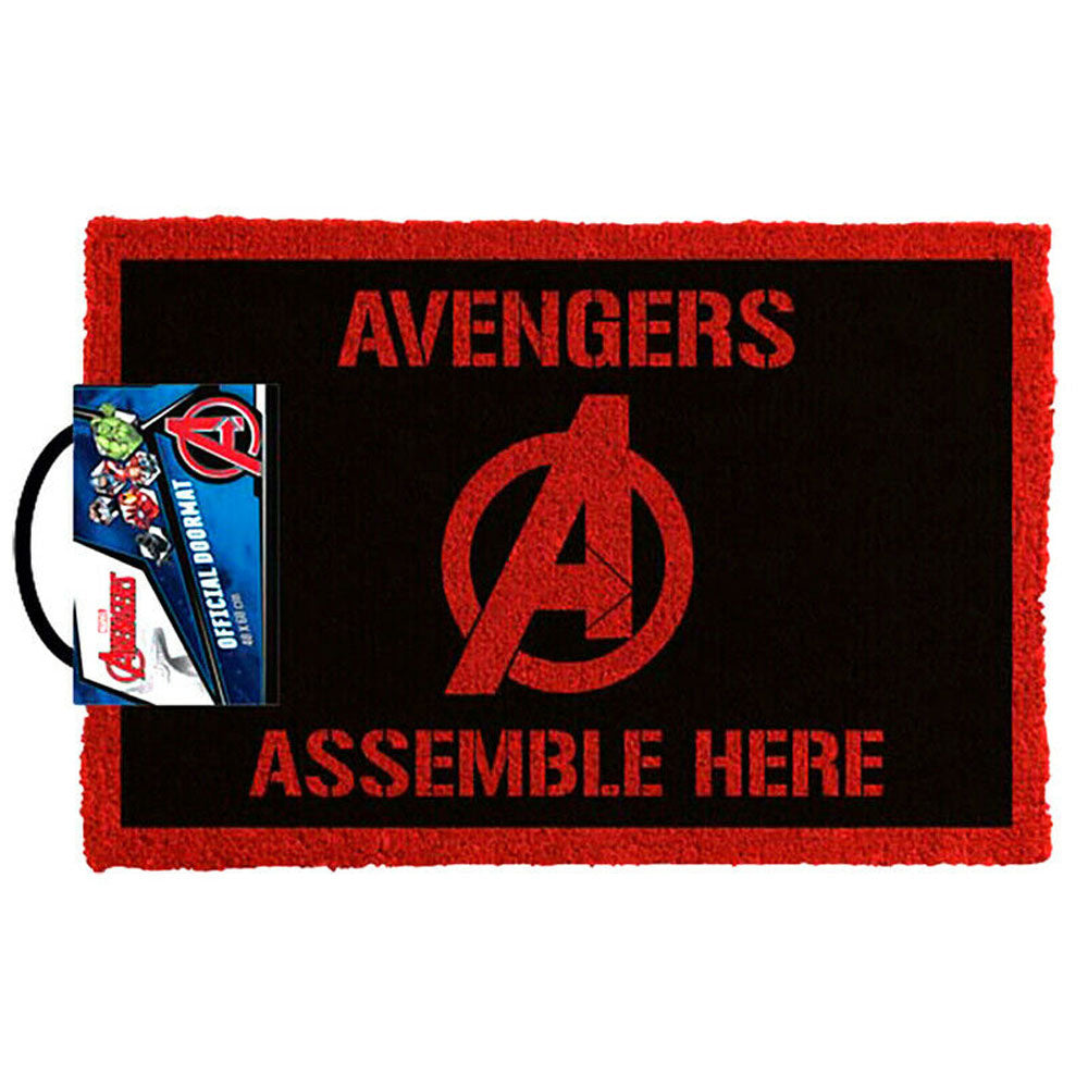 Marvel Avengers Assemble Here Door Mat