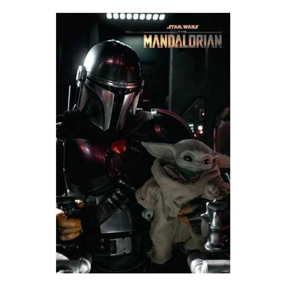 Star Wars den mandaloriske plakat