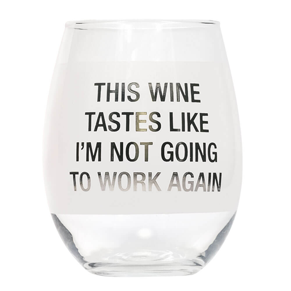 Say What Wine Glass