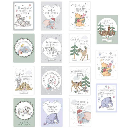 Disney Magical Christmas Milestone Cards