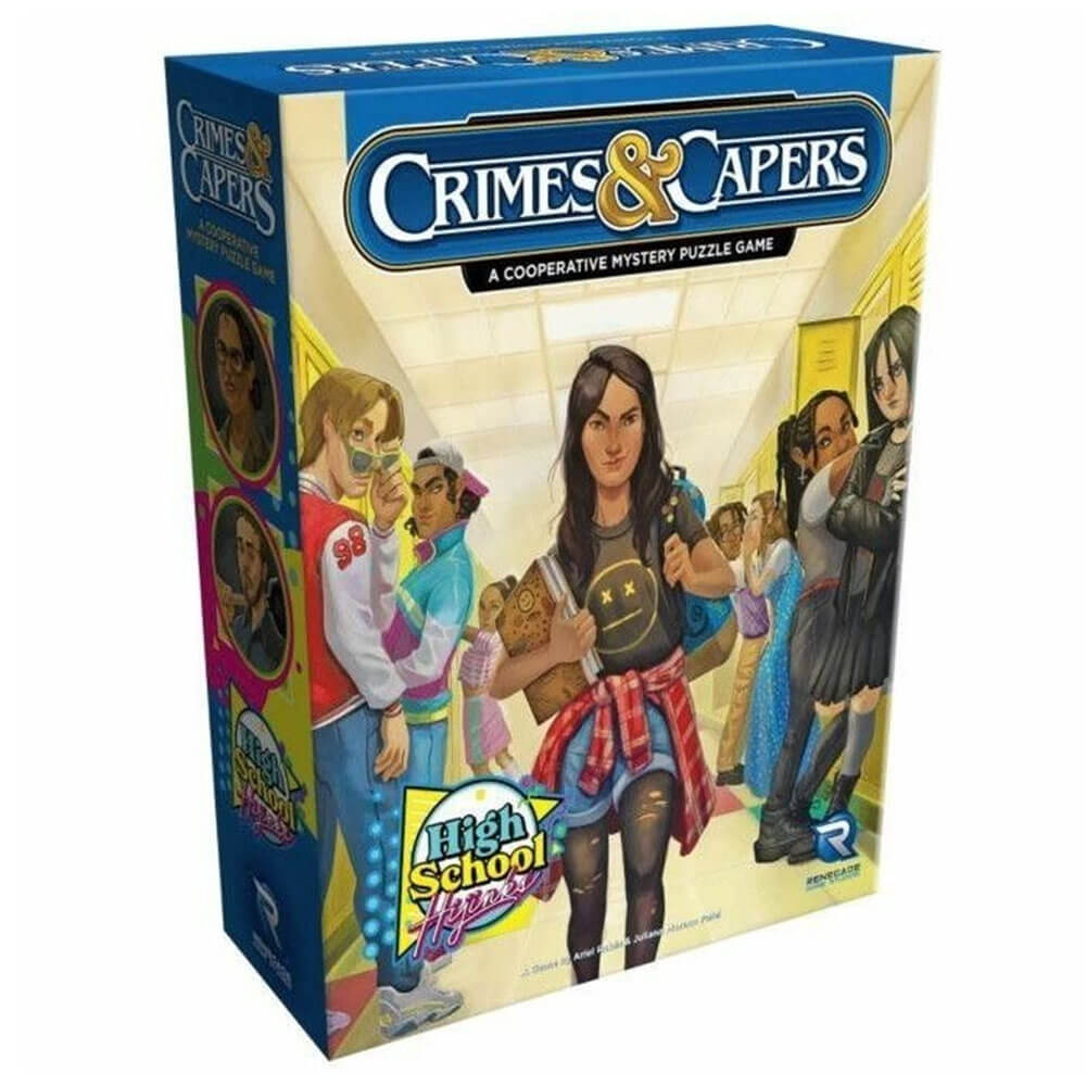  Brettspiel „Crimes & Capers“.