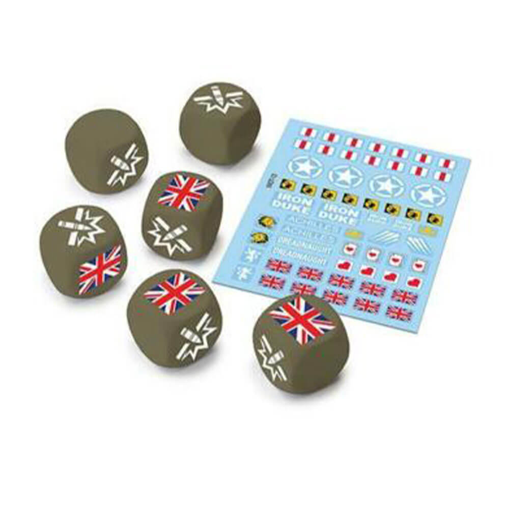 World of Tanks Minis Game Upgrade Pack Dice Set