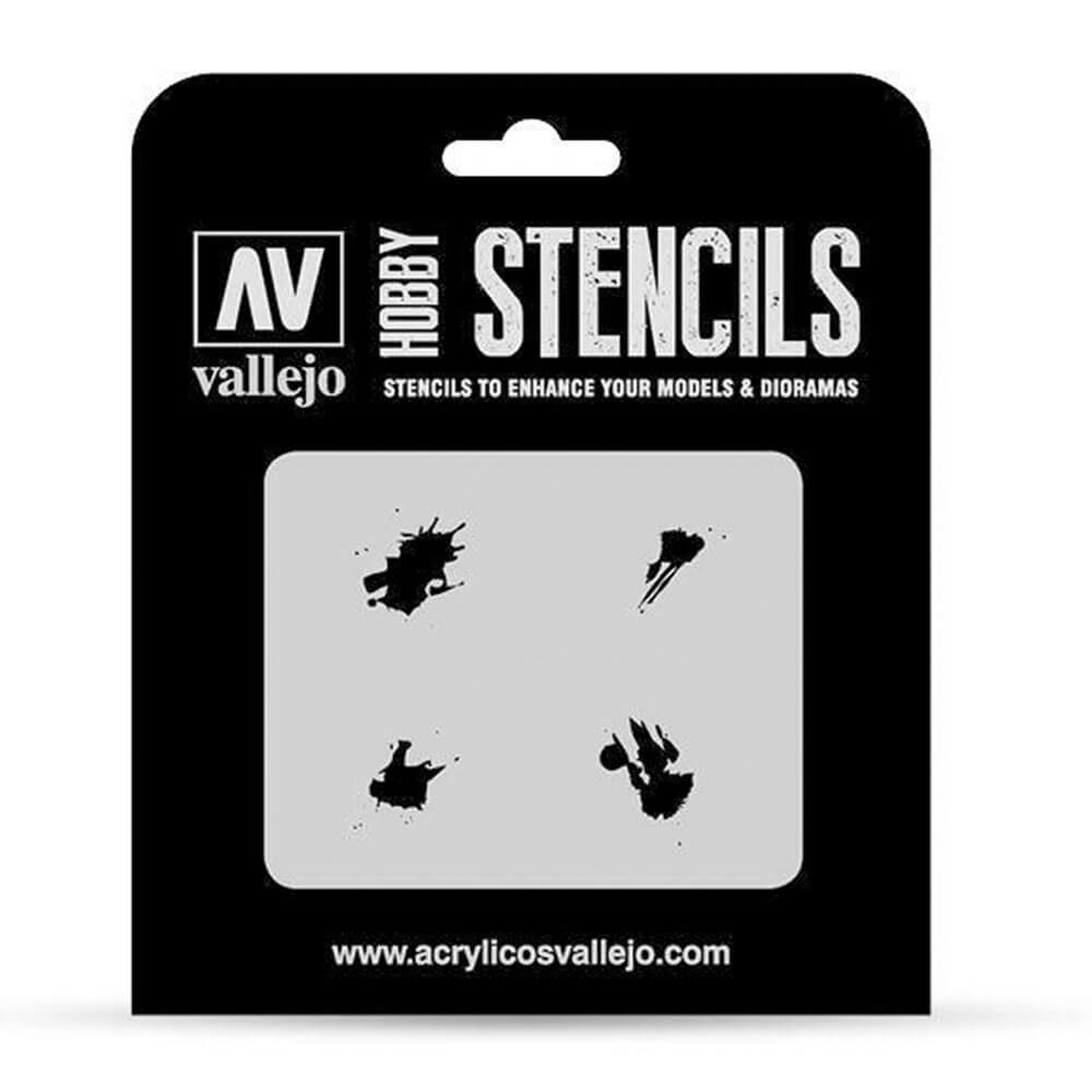 Vallejo stencils textuureffecten