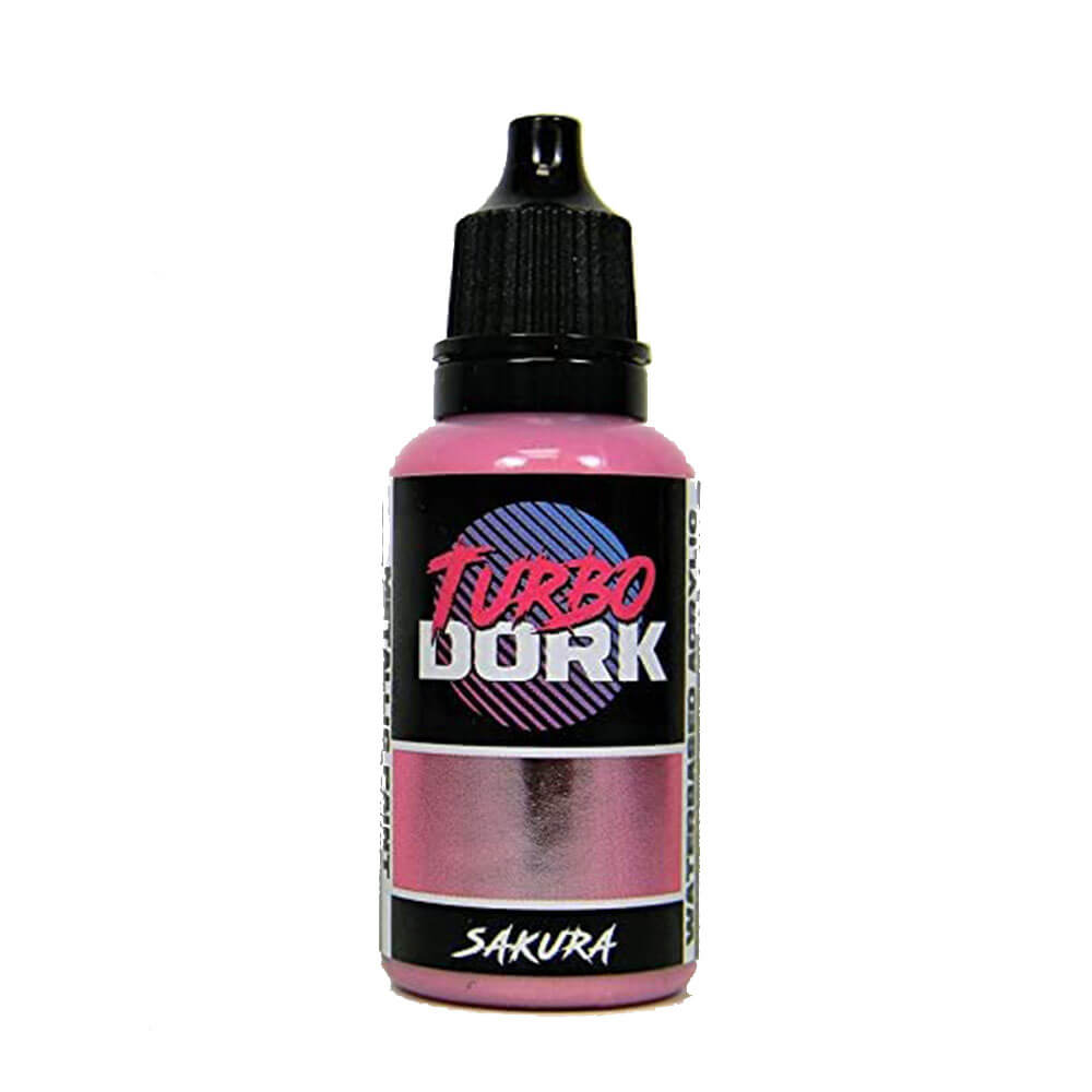 Turbo dork metallisk akrylmaling 20 ml flaske