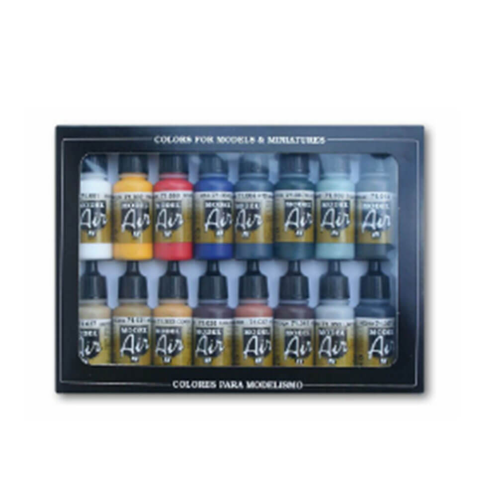 Model Air Paint Set of 16 Color