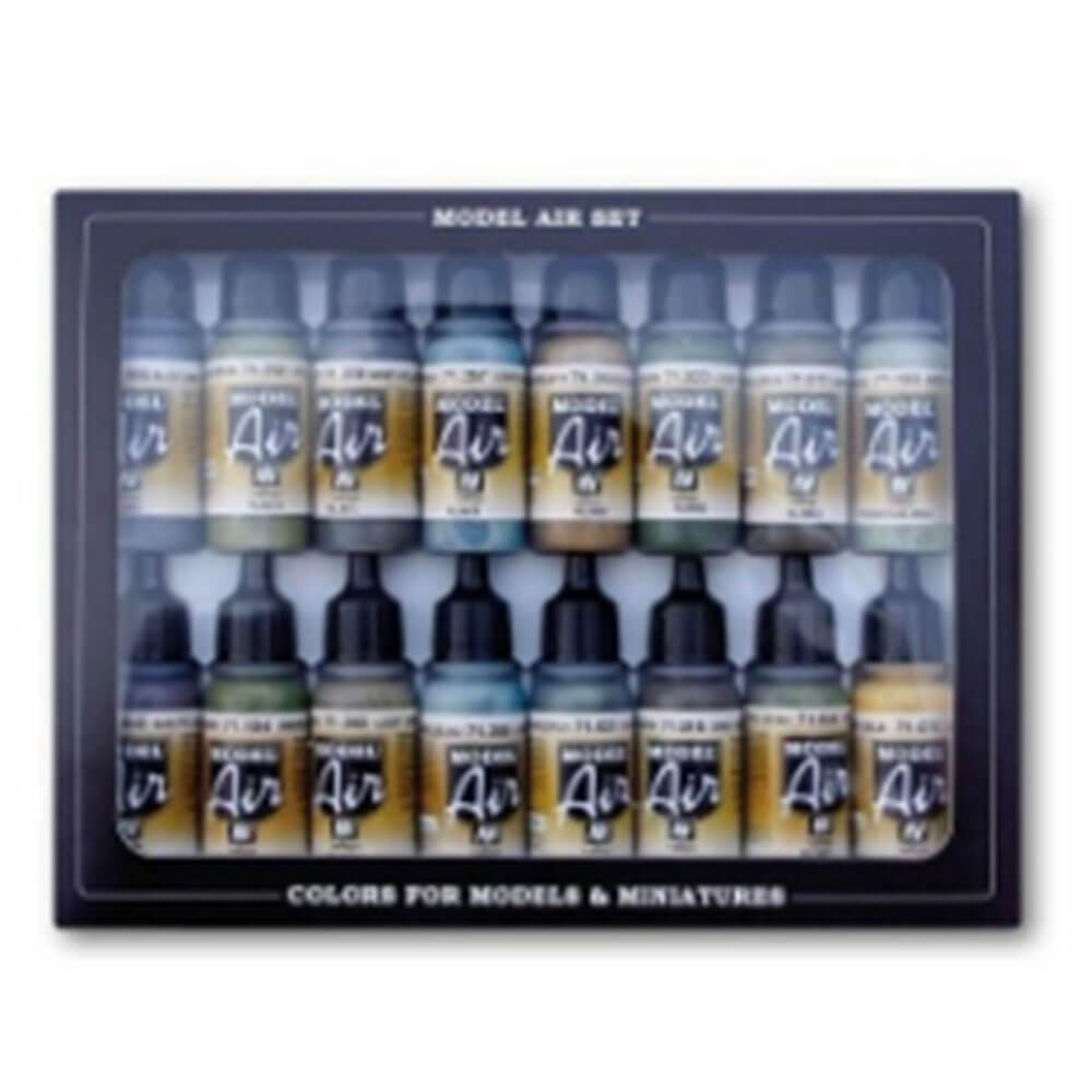 Model Air Paint Set of 16 Color