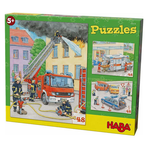 Emergency Vehicles Puzzles