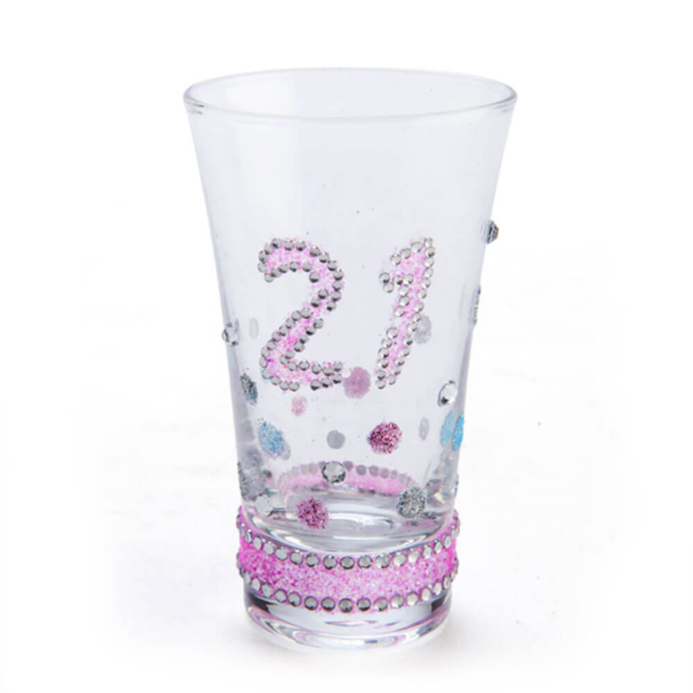 Födelsedag Sparkle Shot Glass