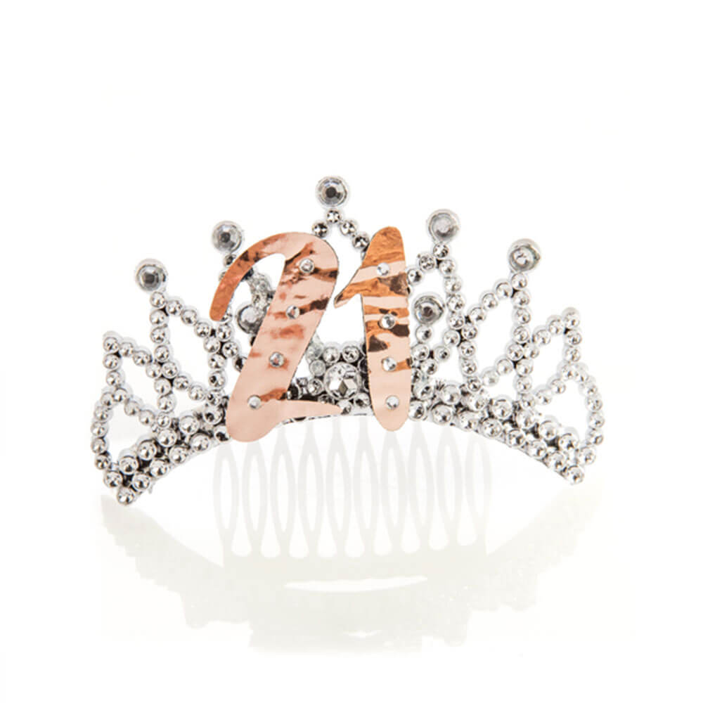 Rose Gold and Silver Tiara