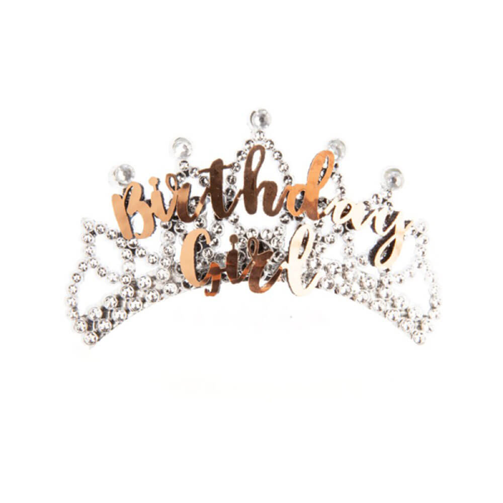 Alandra Rose Gold en Silver Tiara