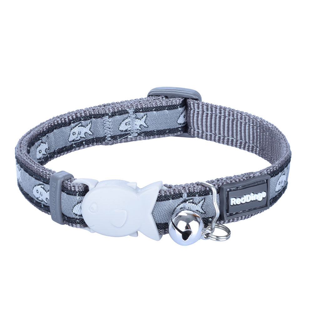 Shark Cat Collar (Cool Grey)