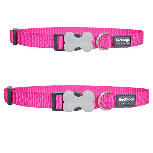 Classic Dog Collar (Hot Pink)