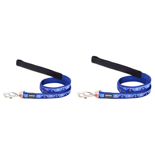 Nautical Dog Lead (Navy)