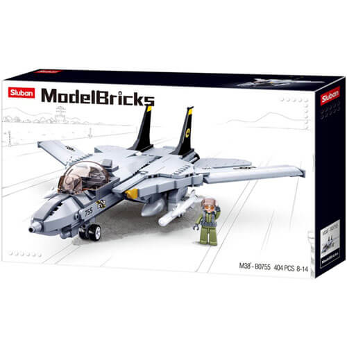 Model Bricks F14 Fighter Jet 404pcs