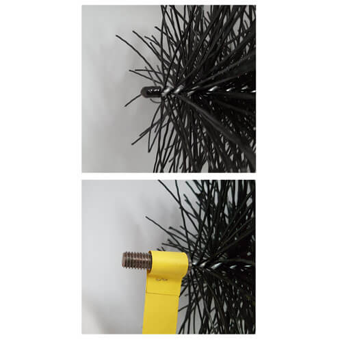 FireUp Polypropylene Flue Brush 6" Head for Flexi Flue Kits