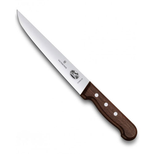 Straight Back Blade Striking Knife w/ Rosewood Handle