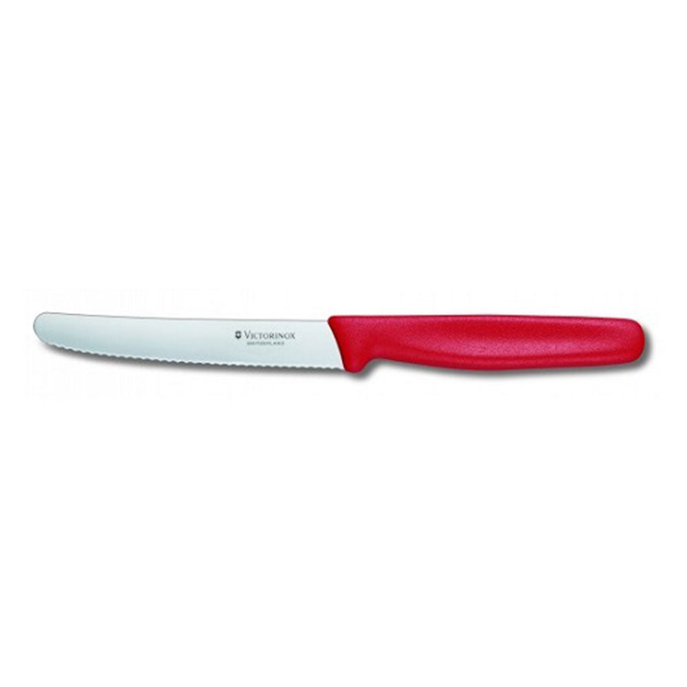 Rund tips Wavy edgesteak & tomatkniv 11cm