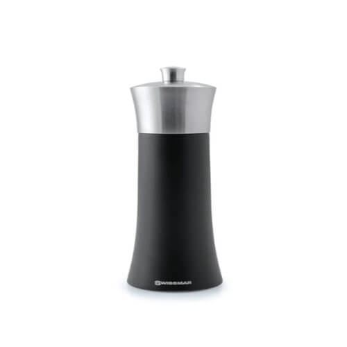 Swismar Torre Black Matte S/Steel Top Pepper Mill