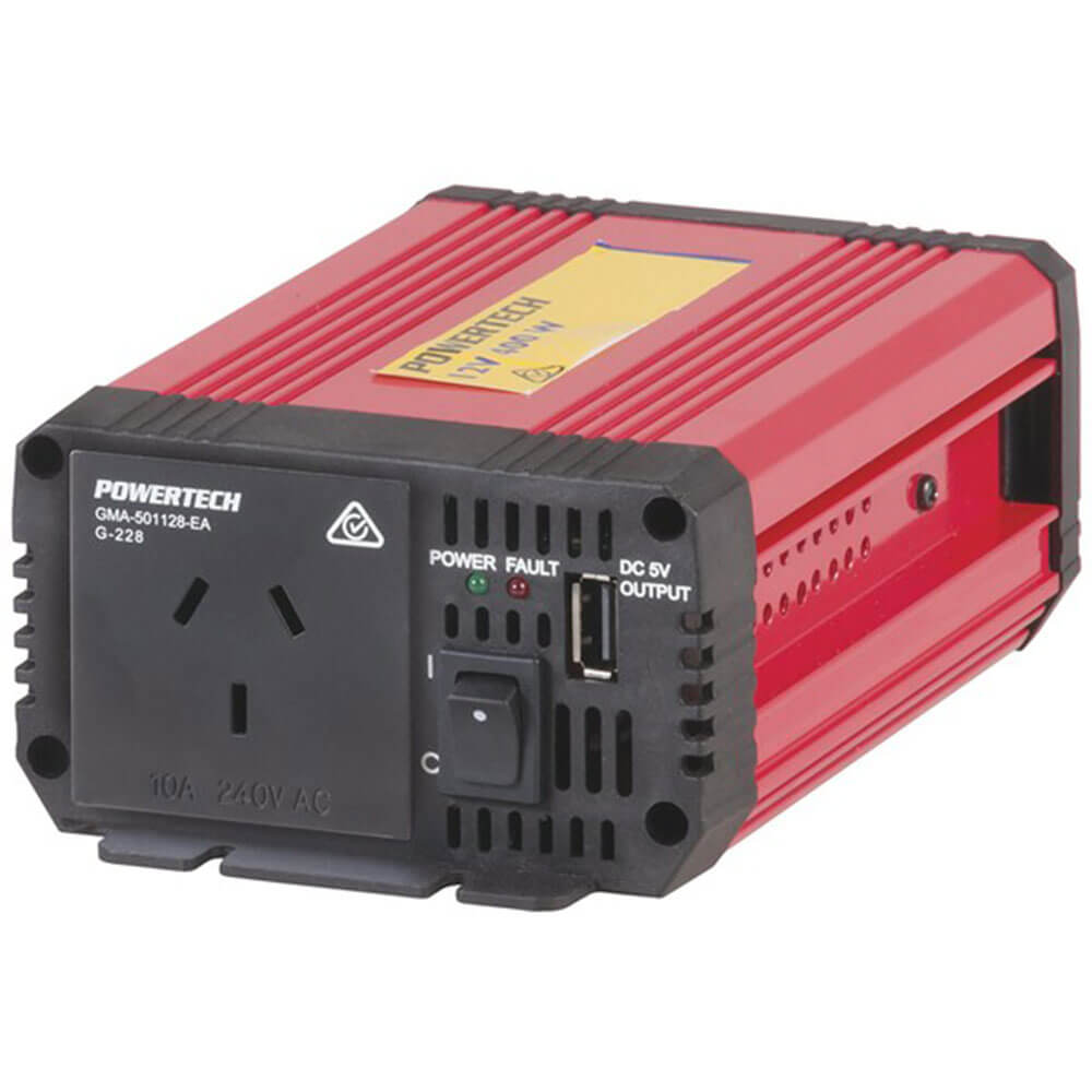 12VDC til 240VAC Modificeret Sinewave Inverter m/ USB