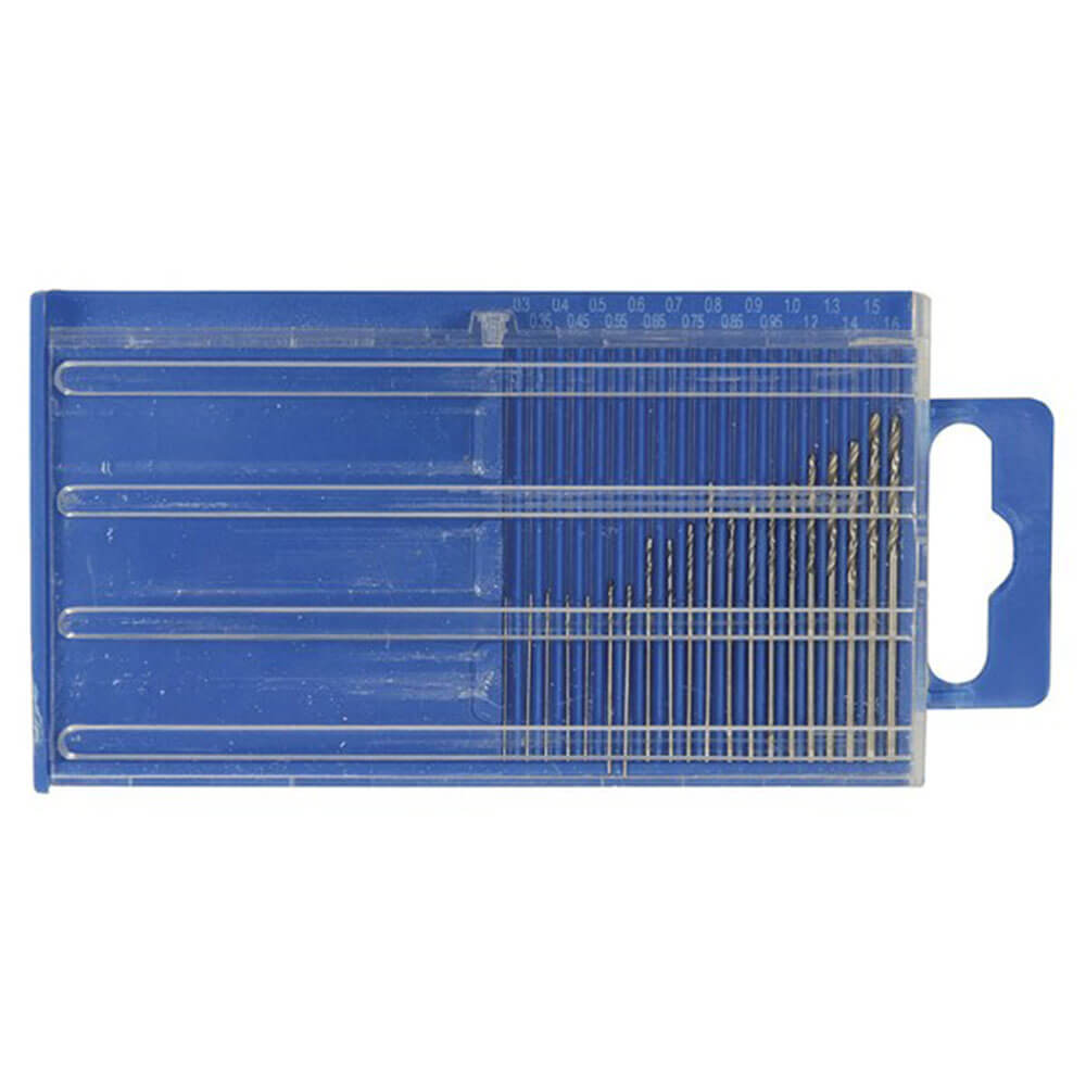 20 Piece Micro Drill Set (Assorted 0.3-1.6mm)