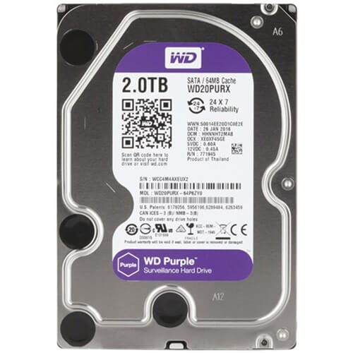 2TB 3.5" Surveillance/Desktop HDD