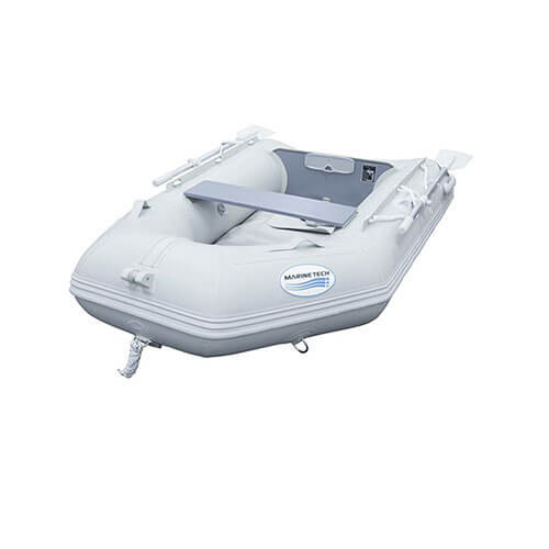 Inflatable PVC Boat with Air Deck (Grey)