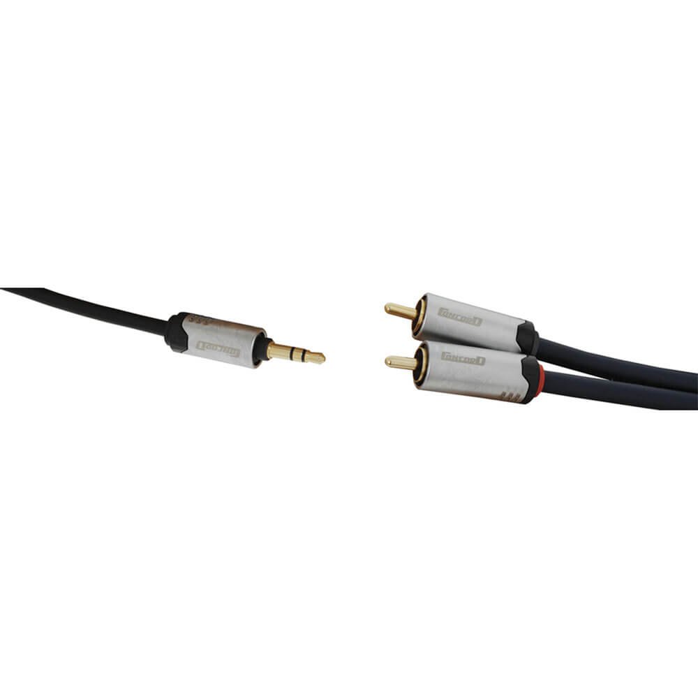 Concord 3.5mm stereoplugg till 2 RCA -pluggar