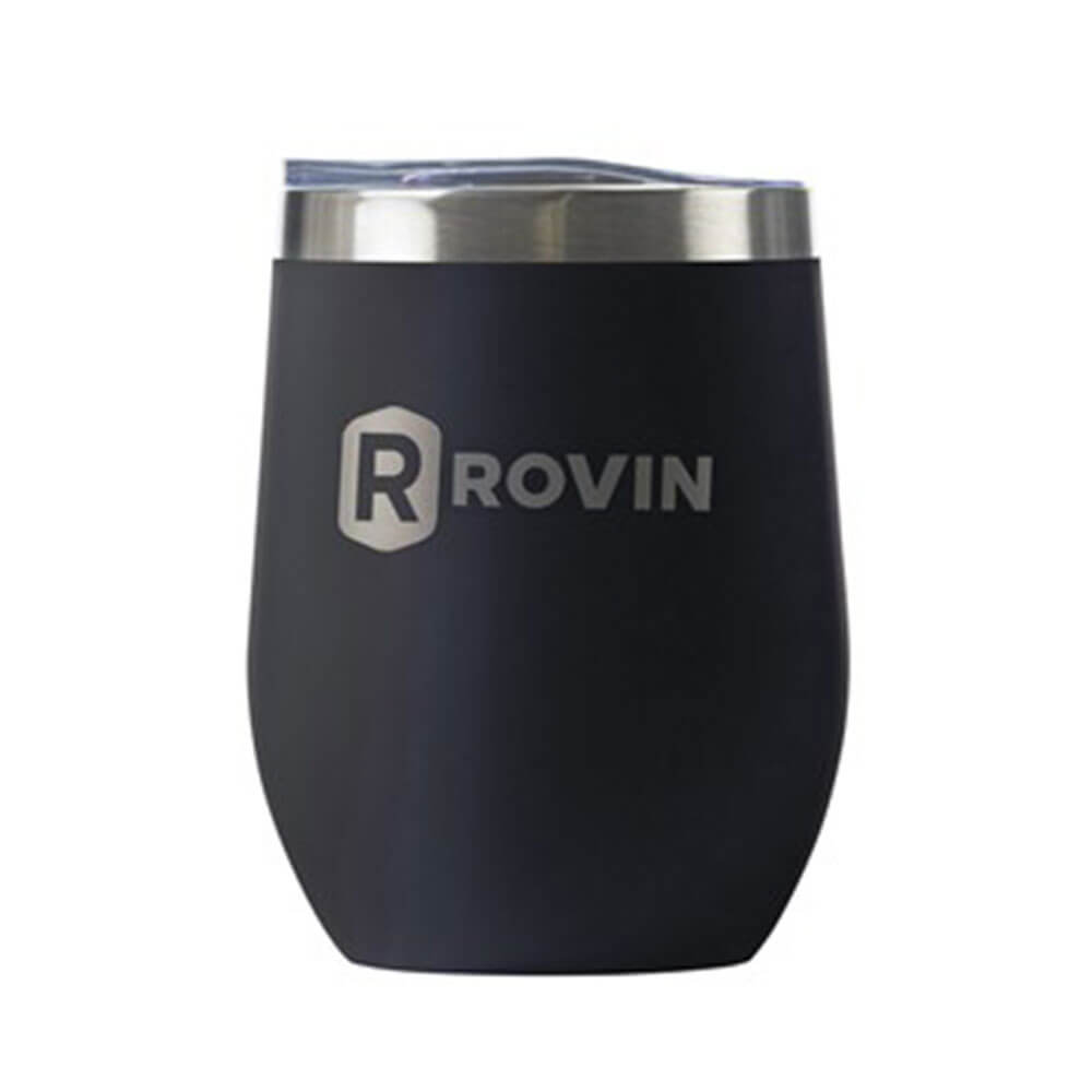 Copo de aço inoxidável Rovin com tampa (350 ml)