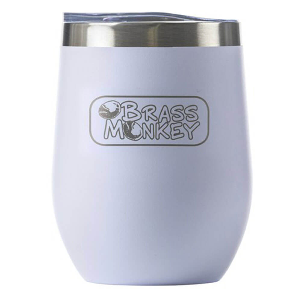 Brass Monkey Stainless Steel Cup with Lid (350mL)