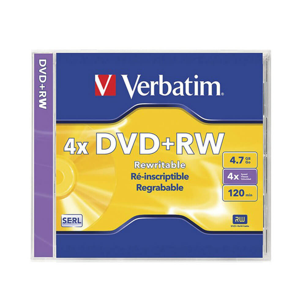 Verbatim Datalifeplus Serl Disc met Case 4.7GB