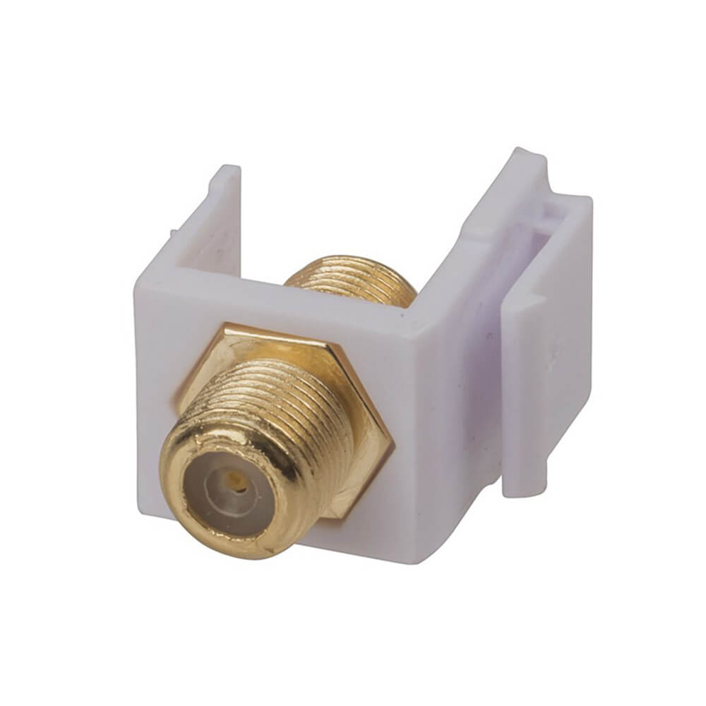 Conector de inserción de Keystone (blanco)