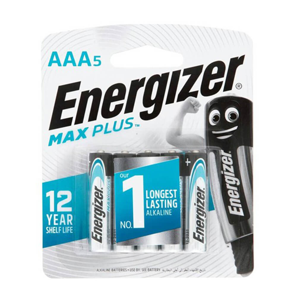 Energizer max más baterías 1.5V (5pk)