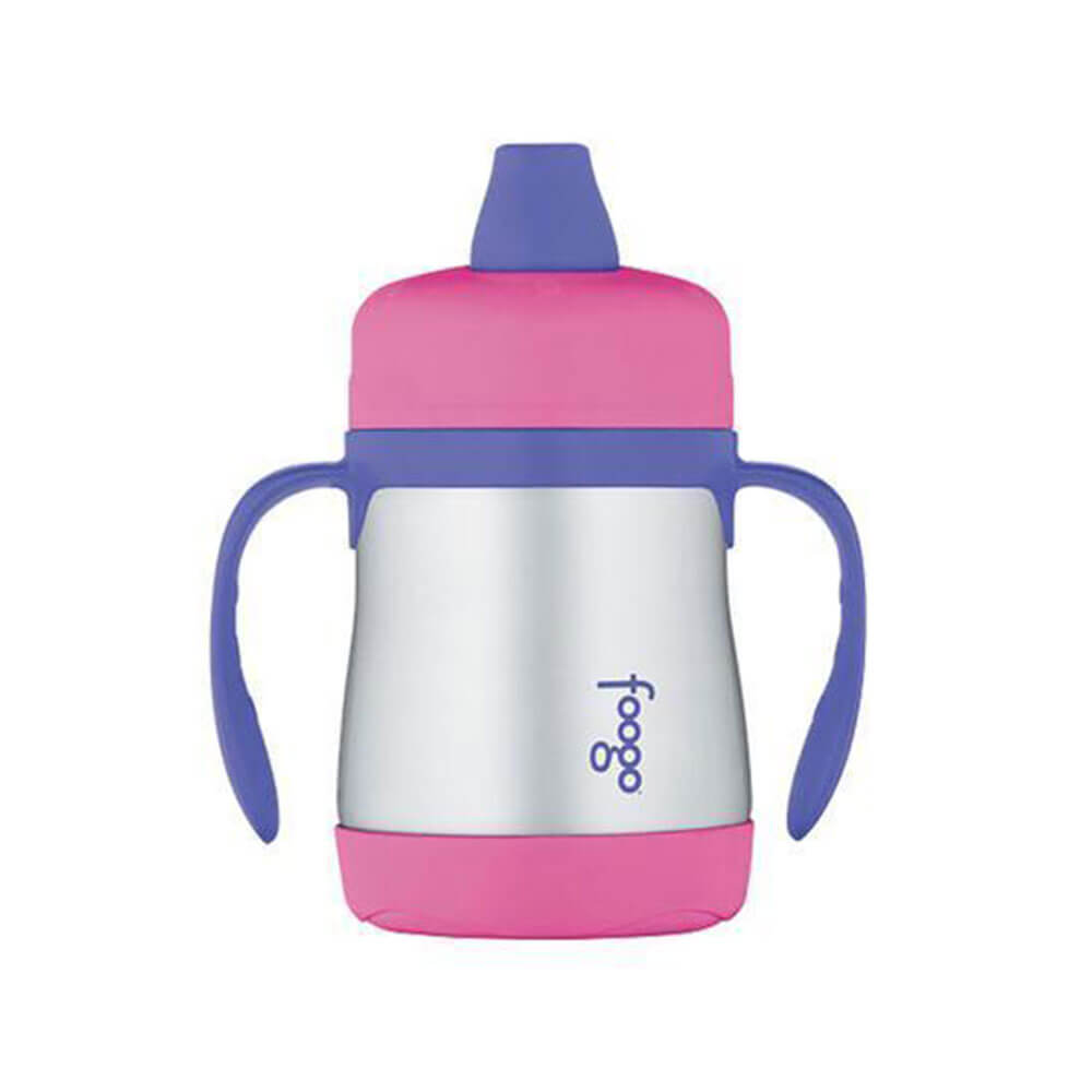 200mL Foogo S/Steel Vac Insul Soft Spout Sippy Cup