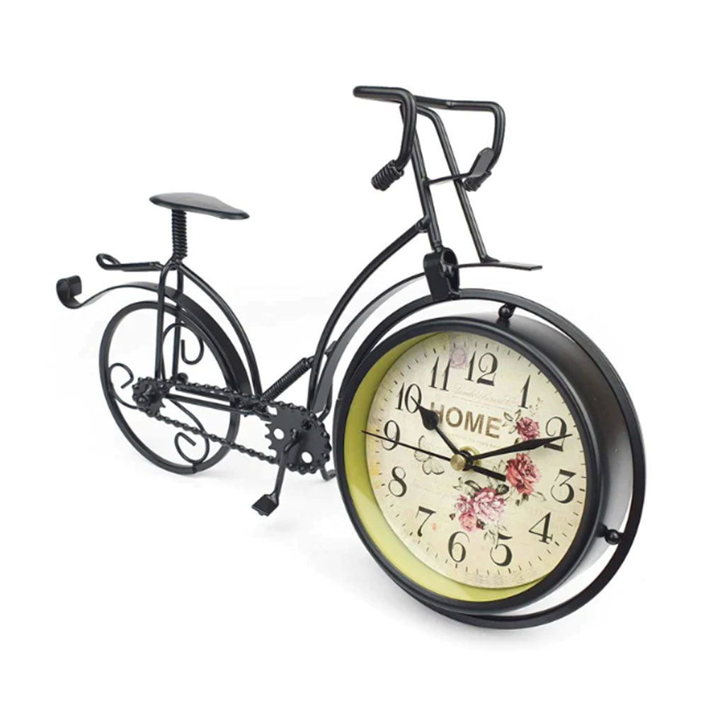 Reloj de mesa de bicicleta de arte de arte